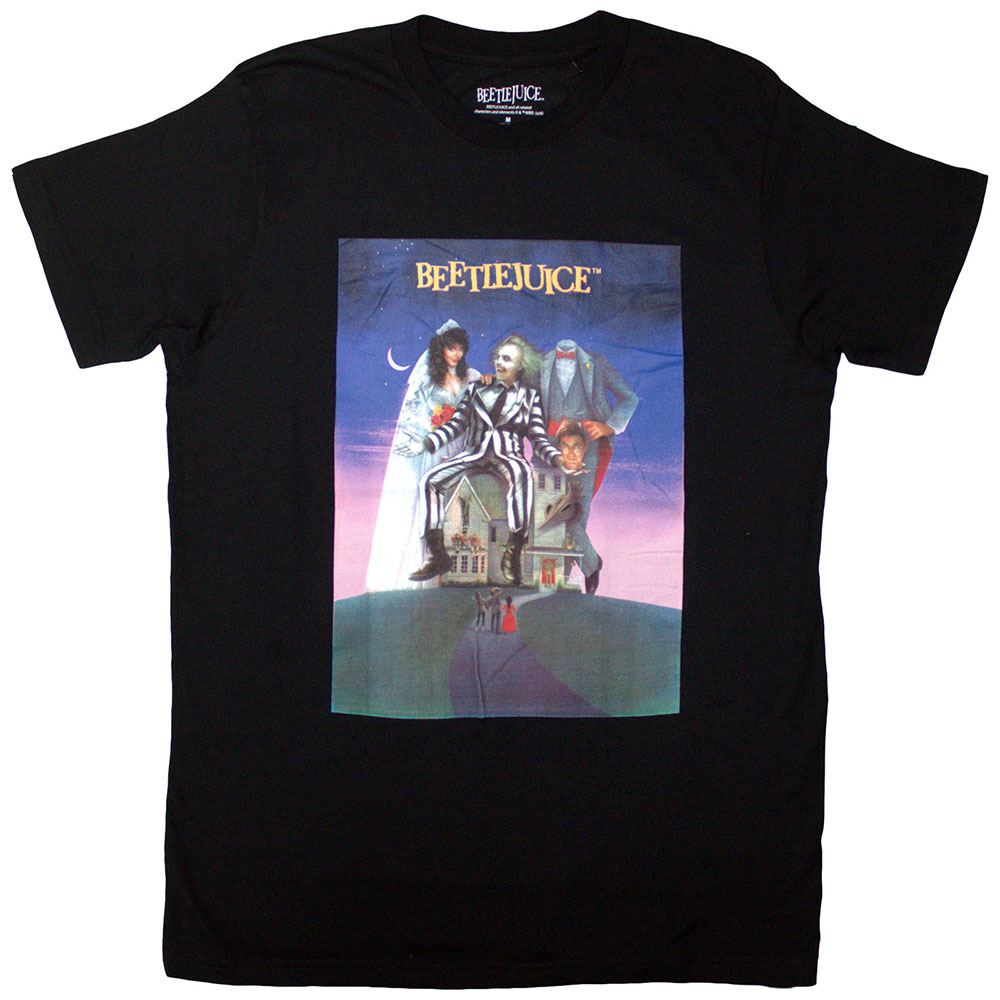 Beetlejuice - Movie Poster Herren T-Shirt - Schwarz